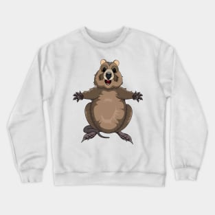 Happy Quokka!  The Happiest Animal on Earth. Crewneck Sweatshirt